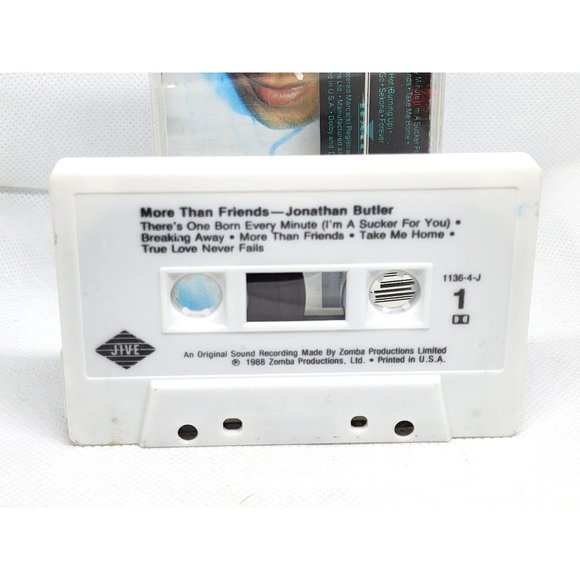 Jonathan Butler More Than Friends Cassette Tape - Picture 4 of 9